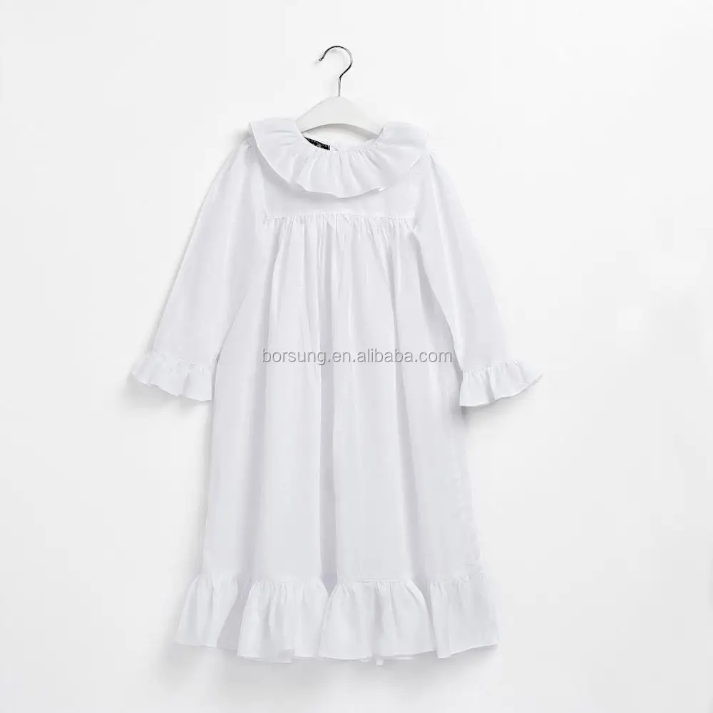 plain white childrens dresses