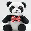 OEM manufacturer custom panda bear with bowknot
