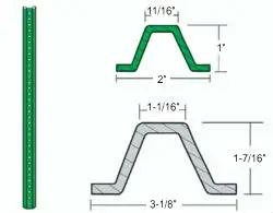 parking lot signs and posts | metal u channel posts for Christmas discounting display