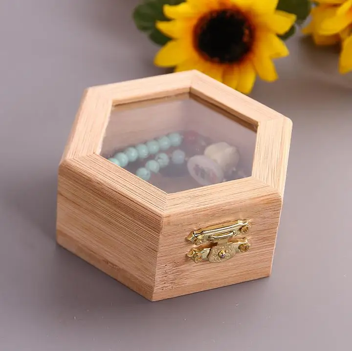 factory OEM exquisite bamboo wood jewelry necklace bracelet box