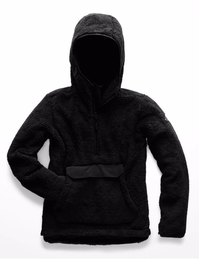 women's pullover sherpa hoodie