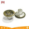 Hot selling golden metal zipper puller for garments/suitcase with engraved logo