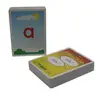 custom printed english children educational flash learning cards printing design for kids YH1452