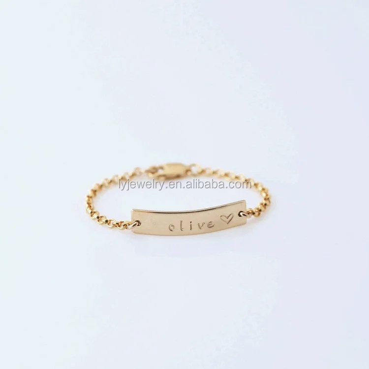 Nen design rose gold letter s Bracelet for girl Bangle simple sterling silver bracelet bangles LYN0021