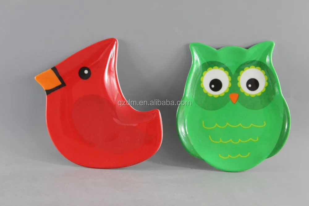 Bird Shape Melamine Dessert Plate And Dish