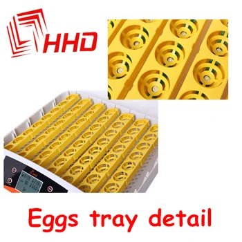Promotion! HHD brand LED testing function mini chicken egg incubator 56 eggs EW-56S