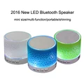 Newest Mini Wireless Bluetooth Speaker LED Flashing Portable Music Sound Box Support TF Card FM for