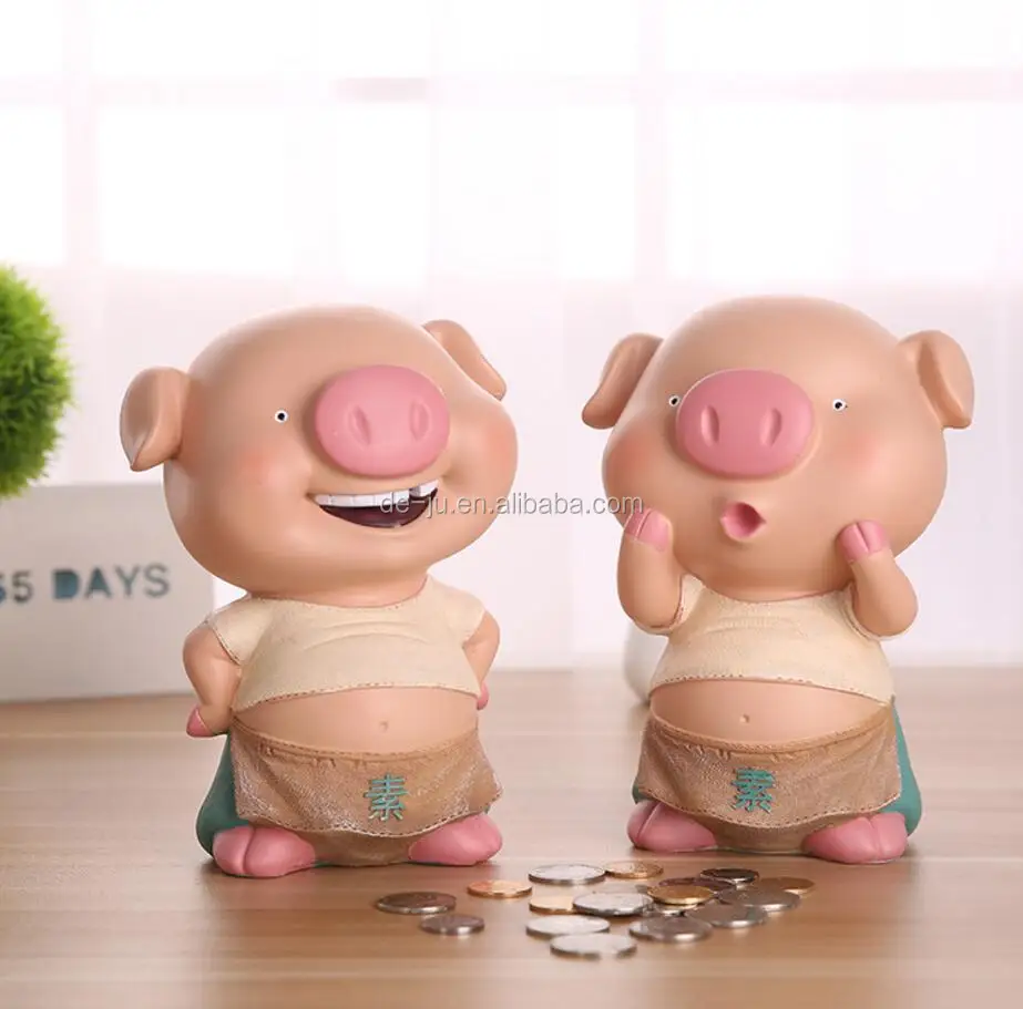 Pig Shaped Piggy Banks