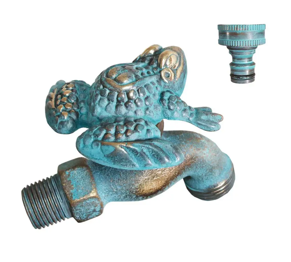 Decorative Brass Hummingbird Dragonfly Garden Outdoor Faucet