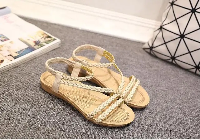 new design flat sandals ladies