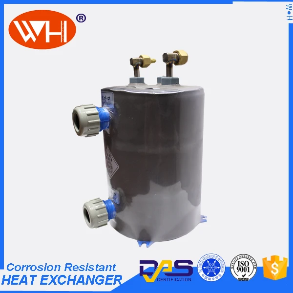 corrosion resistant titanium heat exchangers aquarium water cooler chiller