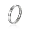 Personalised Roman Numeral Ring Accessories Women 6mm Stainless Steel Rings Blanks Wholesale Jewelry Los Angel