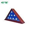 Cherry Wood Elegant Flag Display Case for Burial/Funeral/Veteran Flag