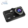 Touch Screen 4 Inch Front and Rear LED Night Vision FHD 1080P Driver Recorder HD DVR Car Camera for Car Dual Lens 170 Degree