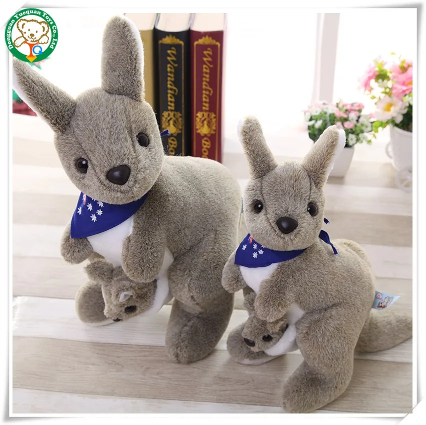Custom plush kangaroo plush toy for souvenir