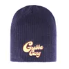 Wholesale Custom unisex winter outdoor sport cable knit plain striped embroidery beanie