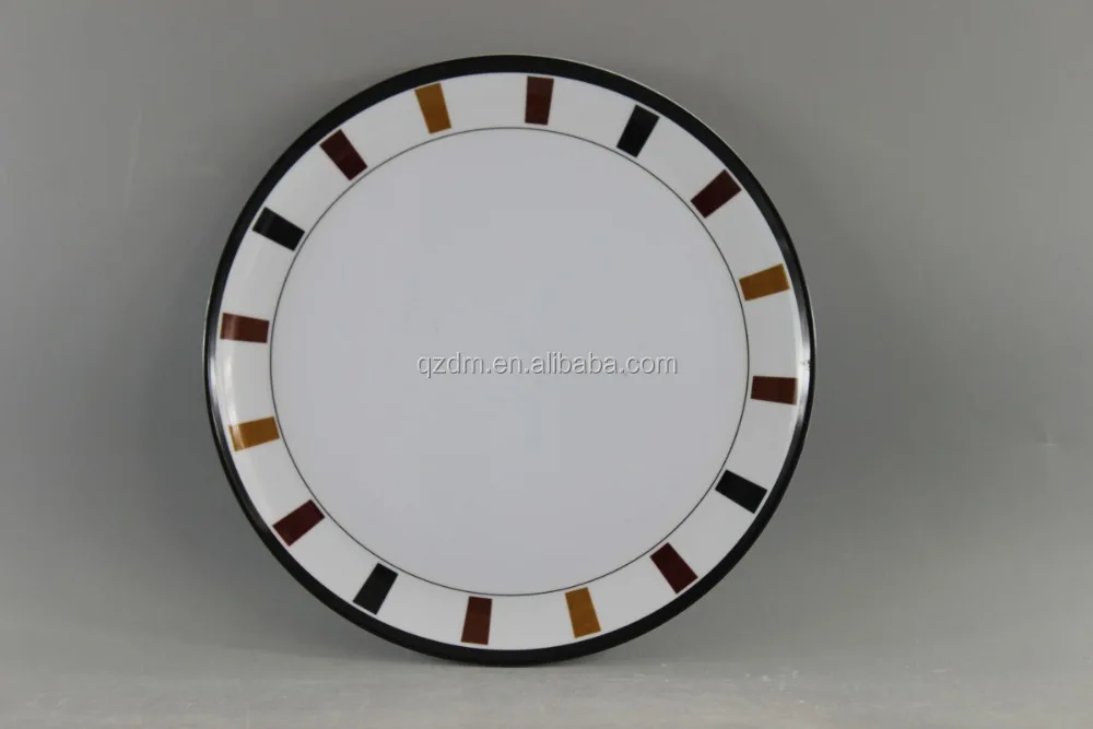 Modern Melamine Round Dish And Plate