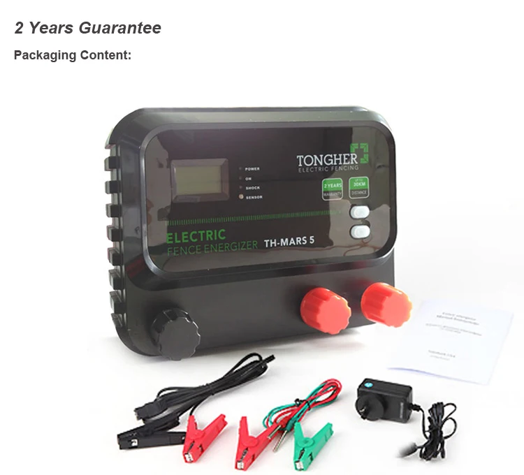 Earth Jeu clôture électrique plomb Générateur//Energizer Câble de connexion kit