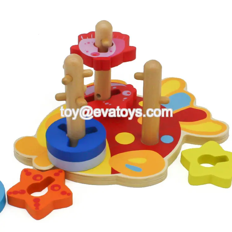 2018 New Arrival Montessori Wooden Shape Sorter Toy For Kids Learning
