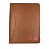 Exhibition infomation paper portfolio customization crazy horse genuine leather file folder