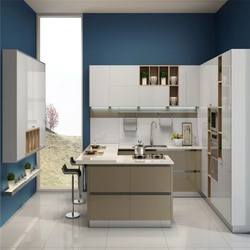 Home Kitchen Cabinet With Bar Design - Buy Kitchen Cabinet With Bar