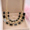 2017 Women Jewelry Trendy Necklaces Pendants Link Chain Collar Long Plated Enamel Statement Bling & Fashion Necklace