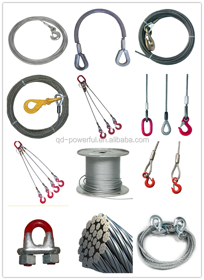 Plastic coated stainless steel wire rope cable