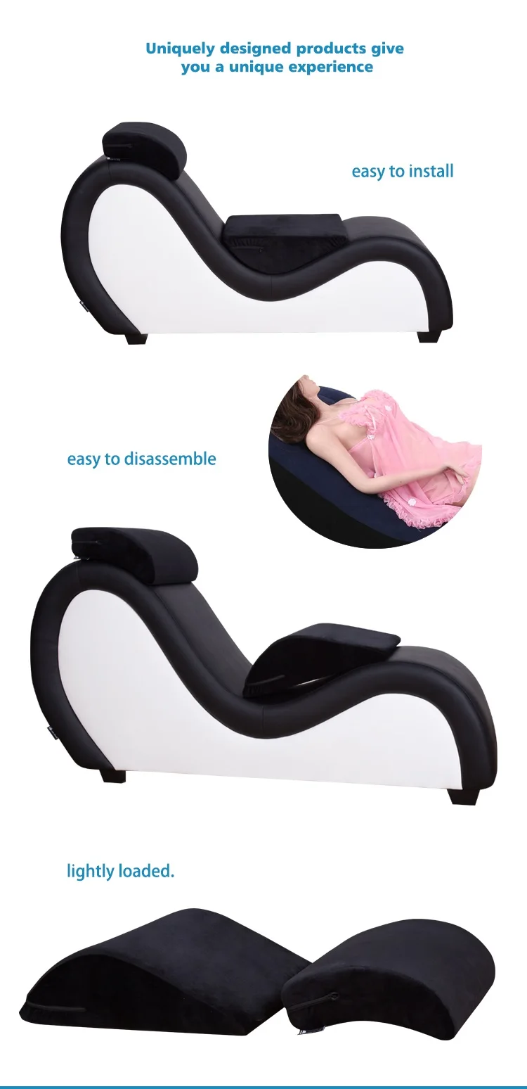 Schwarz Und Weiß Sex Stuhl Für Sex Möbel - Buy Schwarz Und Weiß Sex