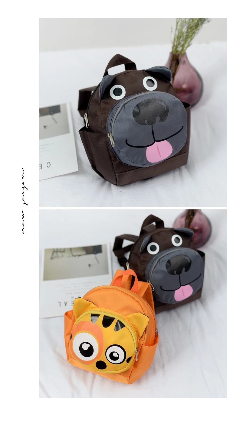 High quality anti lost Baby backpack cartoon Animal backpack kids school bag