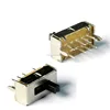 SS-23D07 Waterproof Electronic Slide Switches 8 Pin Panel Mount 3 Way Slide Switch, 2mm Travelling Vertical Slide Sweitch 2P3T