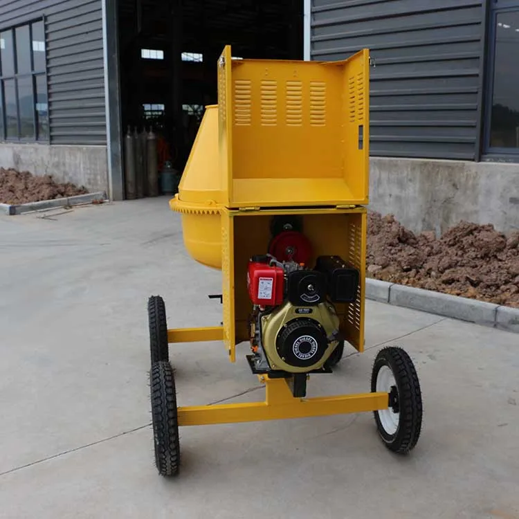 Diesel Portable Concrete Mixer 500 Litre/gasoline Driven Small Concrete