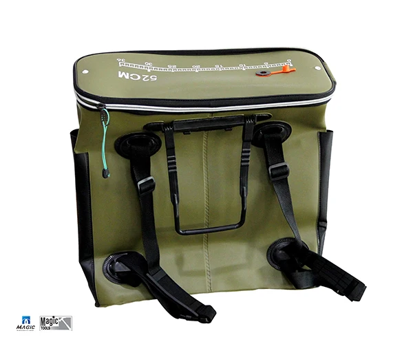 Portable folding EVA outdoor camping fishing bucket water tank