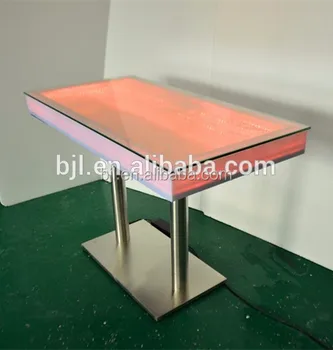 Whole Wedding Transpa Acrylic Bar Table With Color Changing Whole Wedding Transpa Acrylic Bar Table With Color Changing