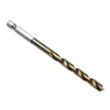set of 13pcs high speed steel titanium plated twist drill hexagonal handle drills hand electric drilling bit 1.5 to 6.5mm