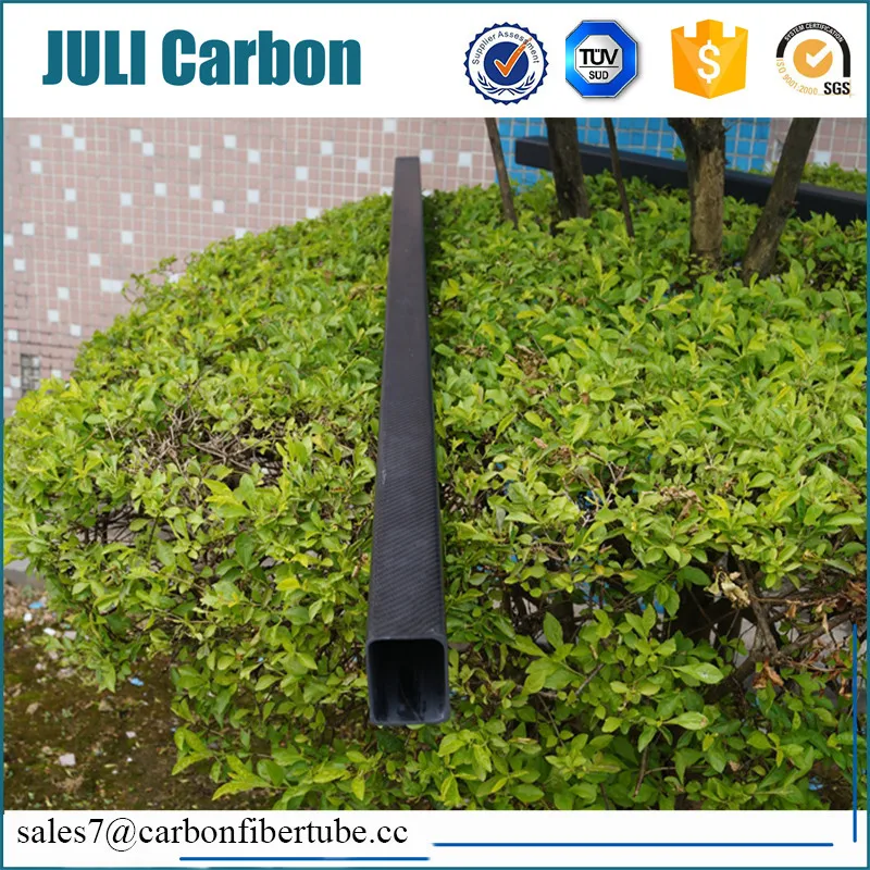 High strength 1.8 meters length matte 3k carbon fiber squqre tube