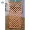 2018 Garden Supplies Folding wooden garden lattice fence for decorative lattice