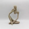 New sandstone sculpture for home decoration human statue abstract indoor sculpture figure modern arts crafts
