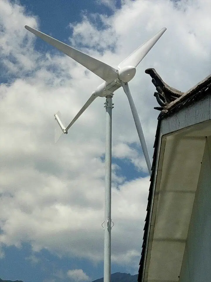Roofmounted Horizontal Axis Wind Turbine Price 1kw Domestic Small Wind Generator Buy 1kw