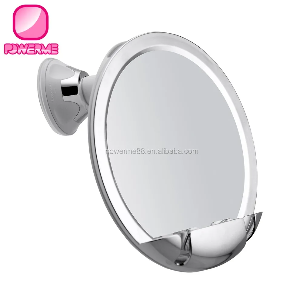Water Fog Free Bathroom Mirror Anti Fog Shower Shaving Mirror For 10x