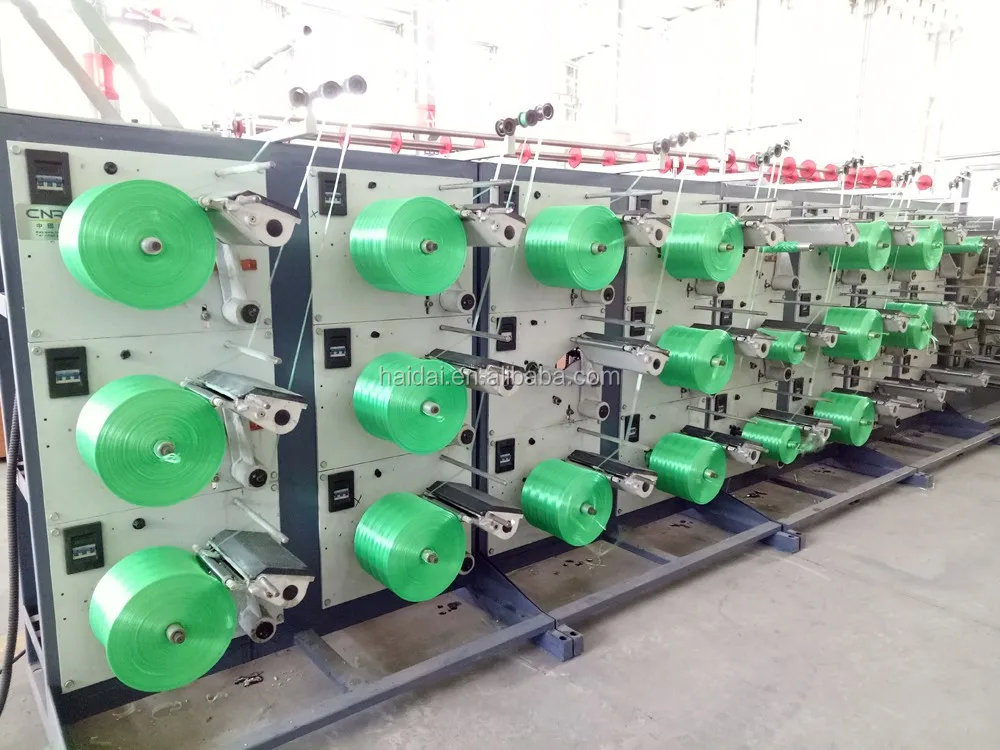 Plasticpolypropylene Raffia Yarn Spool Winding Machine For Packing Baler Twine Buy 2 Spindles