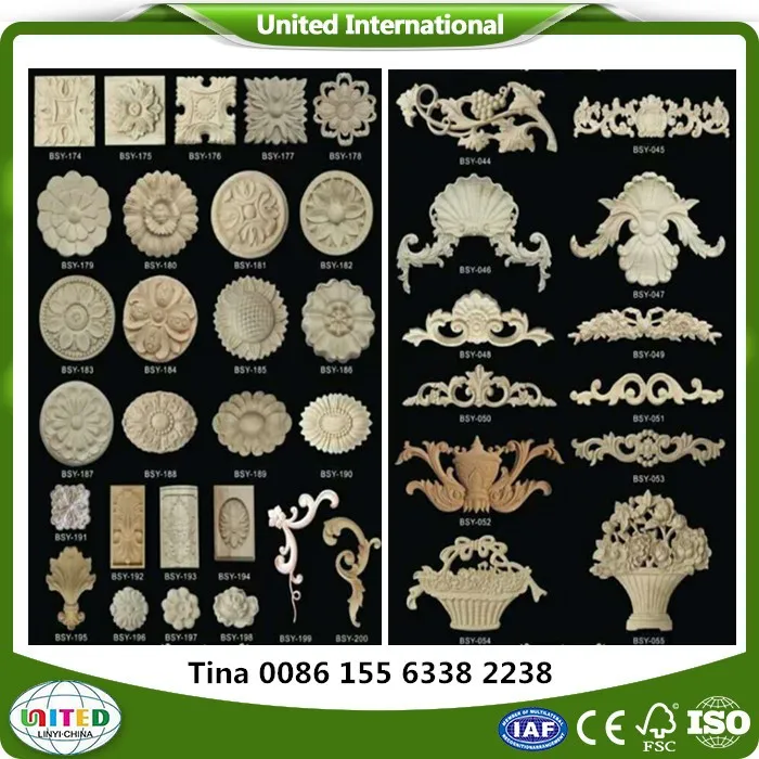 decorative wood appliques and onlays