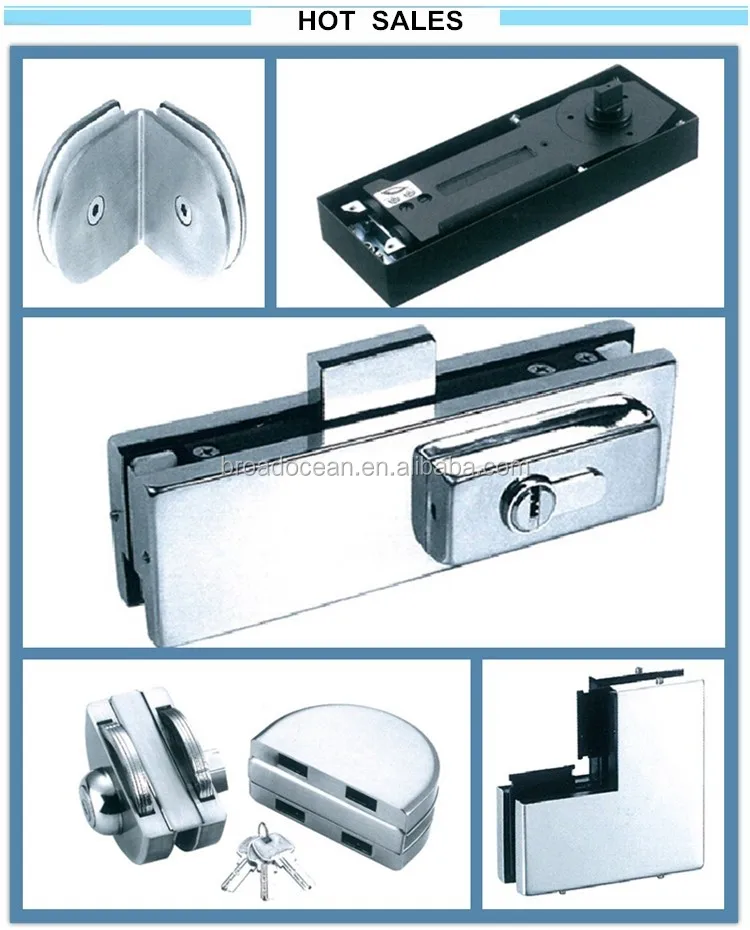 Dl B006 Frameless Glass Door Magnetic Lock Electric Door Lock