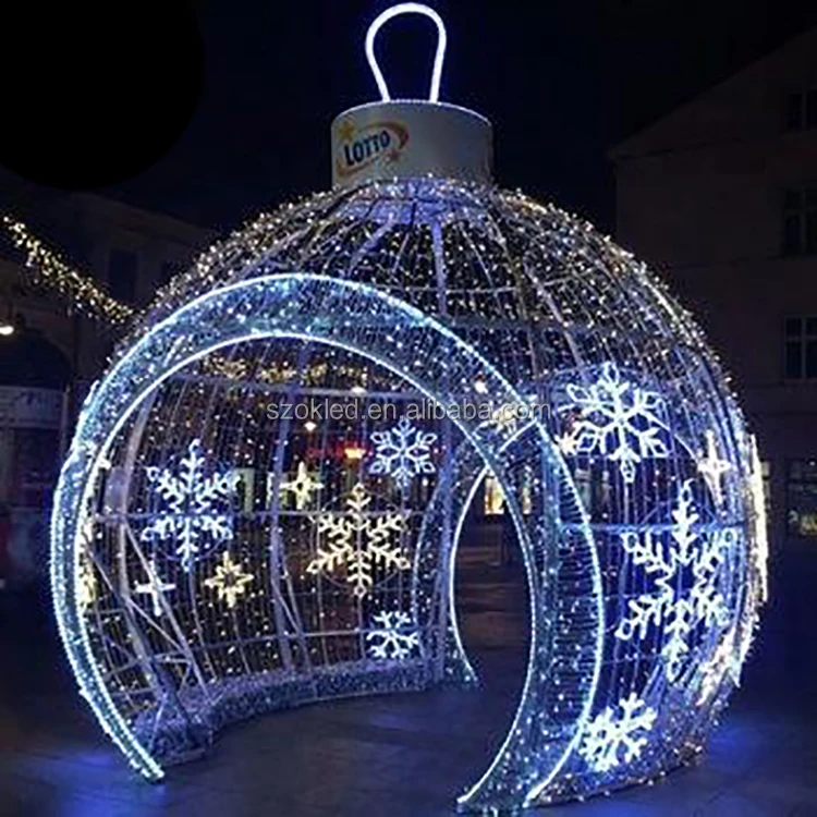 Holiday Led Street Motif 3d Gift Box Outdoor Christmas Light - Buy ...