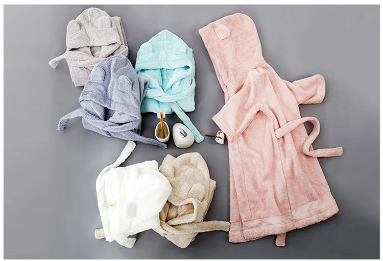 Kids Spa Robes Wholesale Kids Spa Robes For Girls Pink Hooded Bathrobe