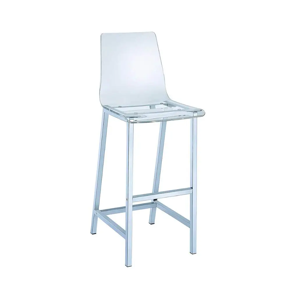 Pemasok Furnitur Mewah Kursi Akrilik Bening Kursi Makan Kursi Bar Bangku Bar Counter Dengan Kaki Logam Untuk Rumah Buy Disesuaikan Perabot Bar Kaki Stainless Steel Akrilik Bening Kursi Bar Clear Acrylic Transparan