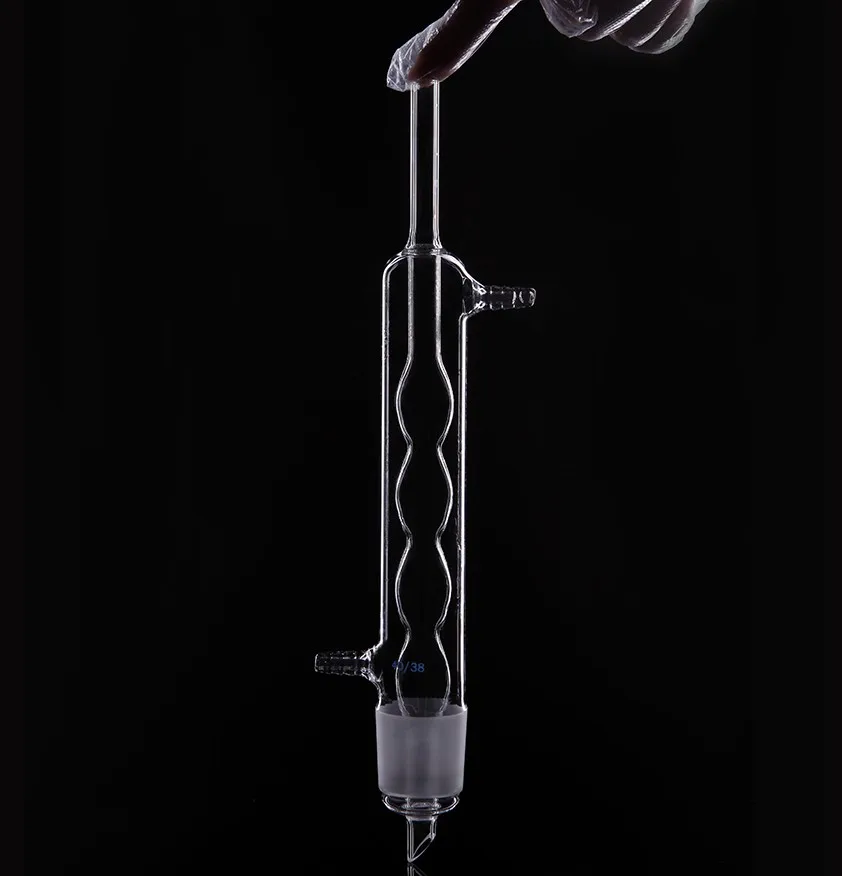 Laboratory Borosilicate Glass Liebig Condenser With Standard Joint