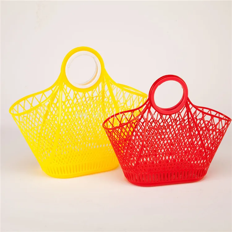 Marko Homewares Plastic Laundry Basket Storage Socks Bag Flexible Flexi Fruit Garden 5 Colours Blue 