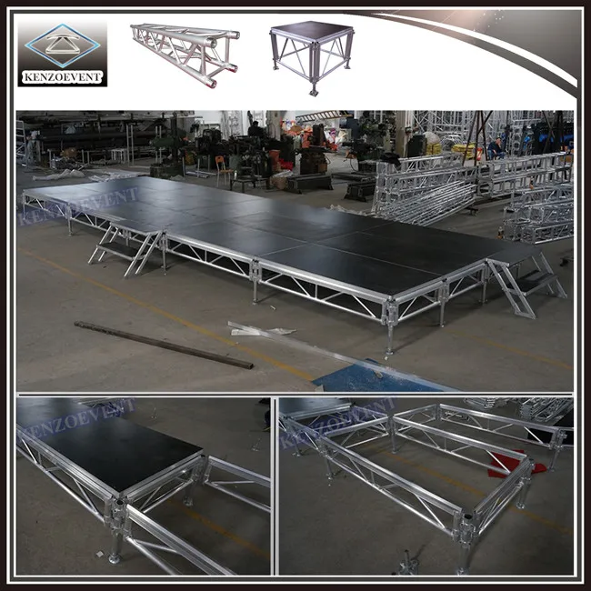 Used Portable Staging/mobile Folding Stage/portable Stage Stairs - Buy ...