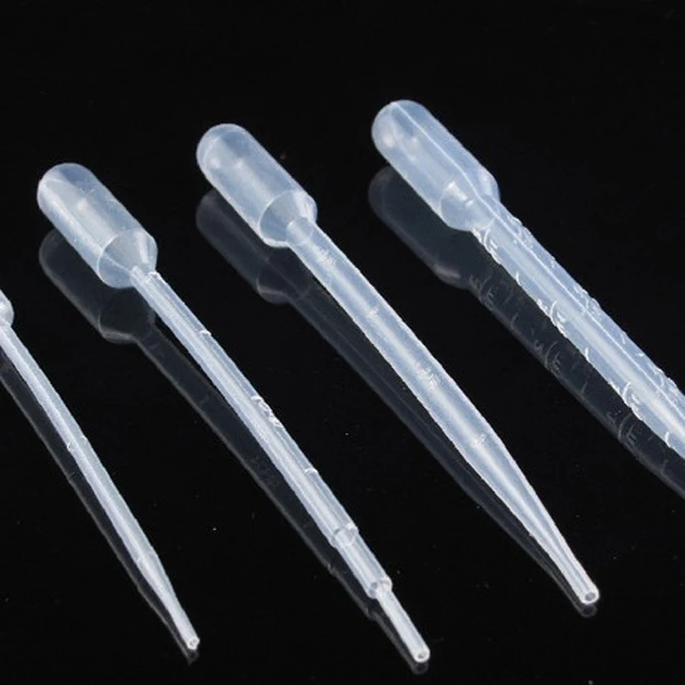 Lab Supplier 5ml Graduated Plastic Sterile Transfer Pasteur Pipette