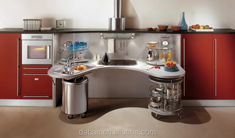 Multiplex plaat/keuken trolley kast kersen kleur directe ...